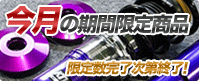 今月の期間限定商品 限定数完了次第終了！