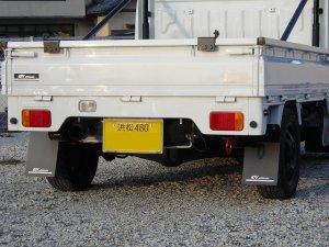 画像7: リヤ大型マッドフラップ　軽トラック汎用