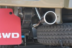 画像5: オールステンレスマフラー　タイプＳ－Ｘ　ハイゼットトラック／ジャンボ(S500P/S510P)前期用