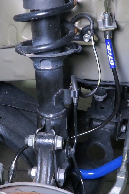 画像2: ステンメッシュブレーキホース　アトレー(S700V/S710V)用