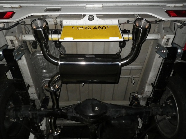 オールステンレスマフラー タイプＷ キャリイ(DA63T/62T/52T)用 - 株式会社GT CAR プロデュース ネットショップ